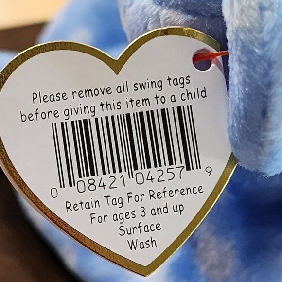 Set Of 3 Vintage Ty Original Beanie Baby 1999 and 1997 - Stuffed Animal Bear - Picture 13 of 16